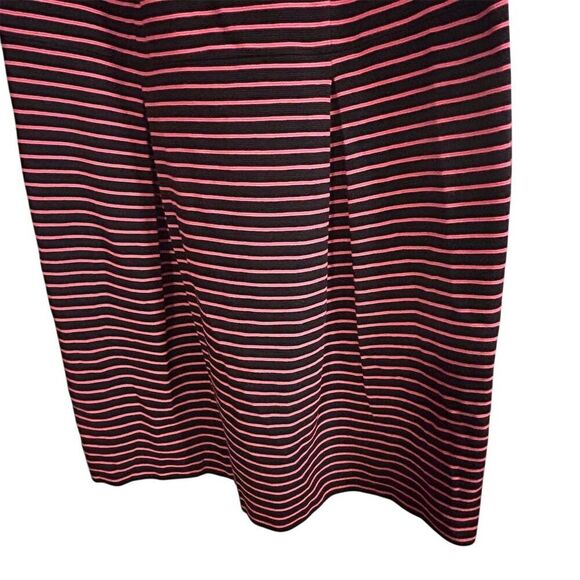 Talbots Women's Plus 14 A-Line Fit & Flare Stripe Dress Short Sleeve - Picture 10 of 16